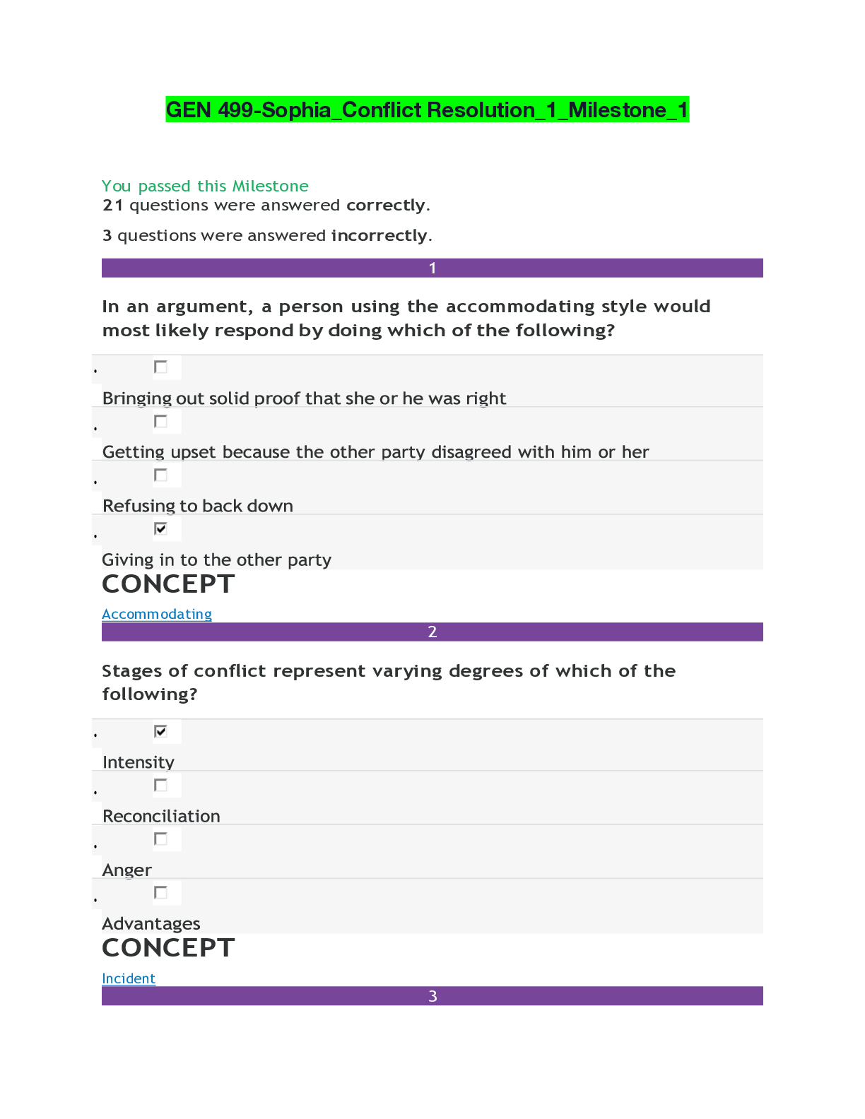 Preview of GEN 499-Sophia_Conflict Resolution_1_Milestone_1
